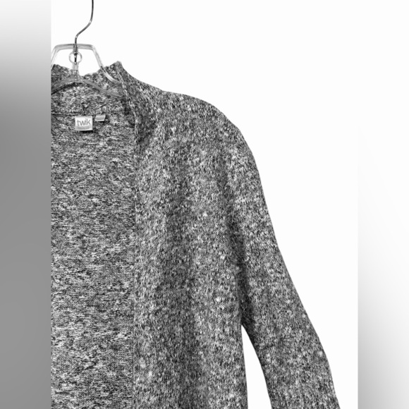 Twik by Simons, Open Front Cardigan, Small, Grey - Picture 5 of 8